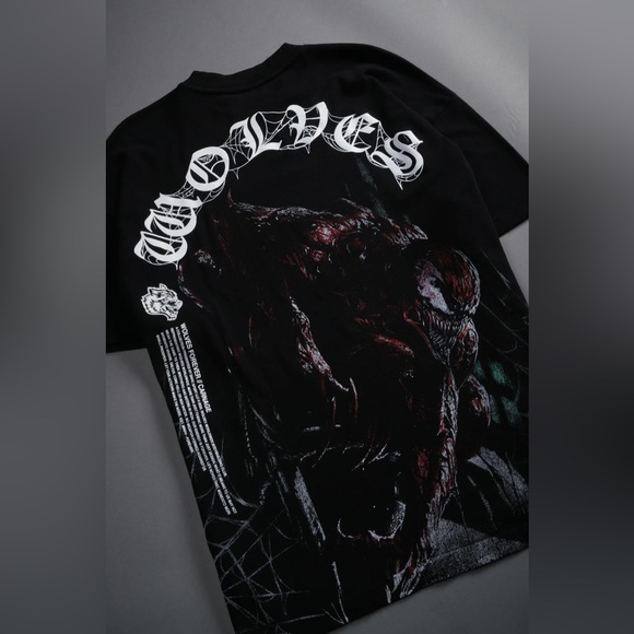 CARNAGE FOREVER PREMIUM OVERSIZED TEE IN BLACK - Picture 3 of 7